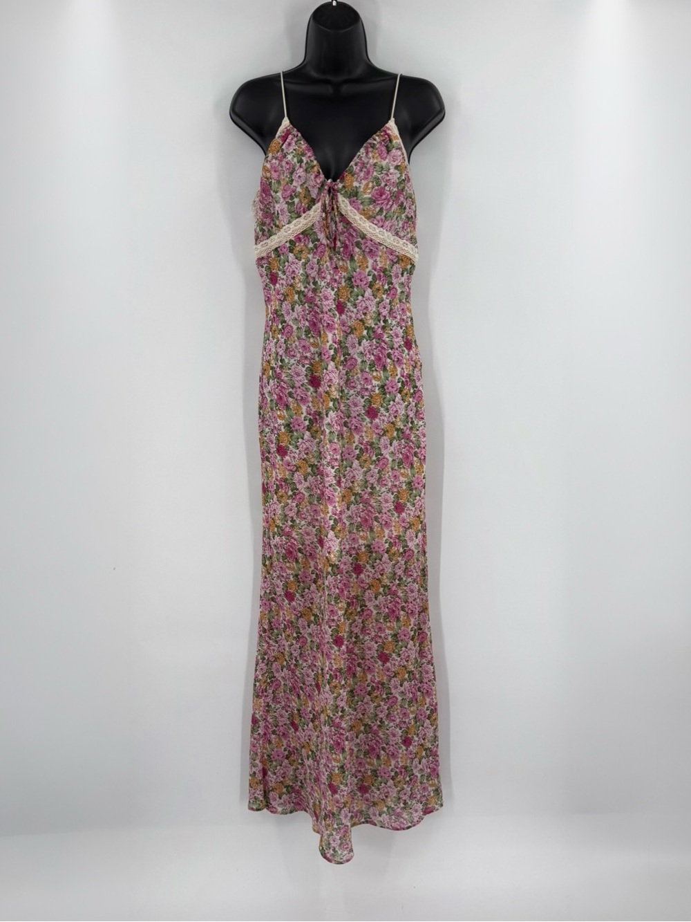 Princess Polly Emily Maxi Dress | Pink Floral | US 12